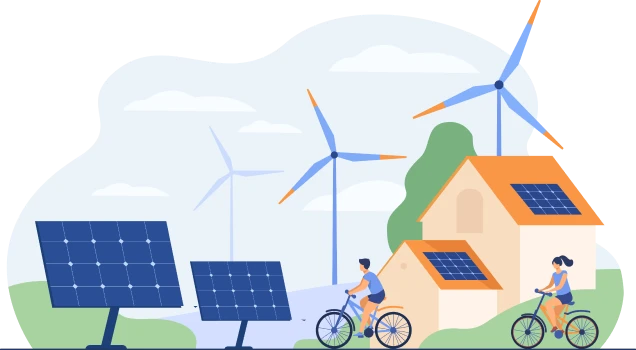 Powered by green energy