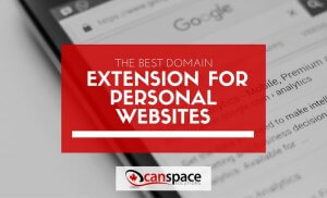 the domain extension you need for your personal wordpress website
