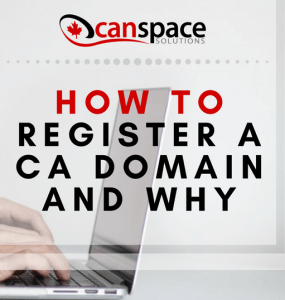 how to register a .ca domain
