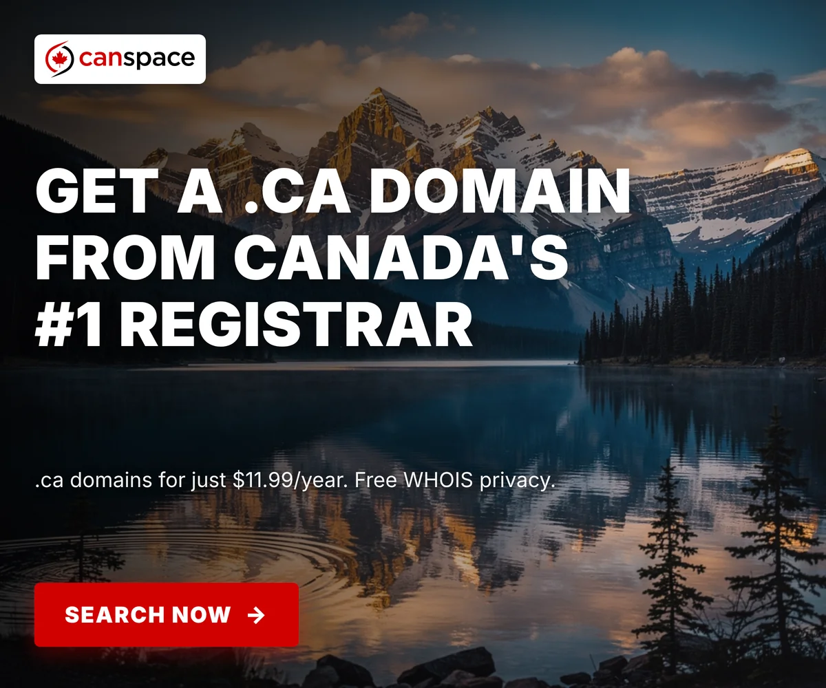 Get a .ca Domain from Canada #1 Registrar - CanSpace
