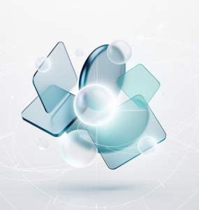 Abstract geometric illustration representing a major software update