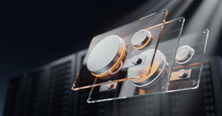 Abstract hosting control panel dashboard representing cPanel v134